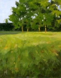 Green Summer, Oil, 10x8