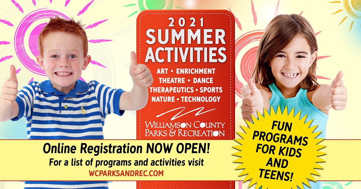 Summer activities and camps for kids and teens in Franklin, Brentwood and Williamson County, TN at WCPR.