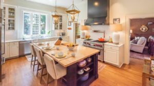 Kitchen in Franklin's Historic Watson House 4