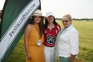 Hannah Dudney, Crispin Menefee and Marianne Byrd at Franklin, TN event, Chukkers for Charity.