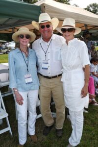 Kathy Follin, Robert Lipman and Stefanie Latham at Chukkers for Charity event in Franklin, TN.