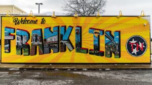 Franklin, Tennessee mural, 1 of 7 Must See Murals in Franklin.