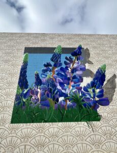 A Flower Mural in Franklin - Must See Murals in Franklin, Tenn.