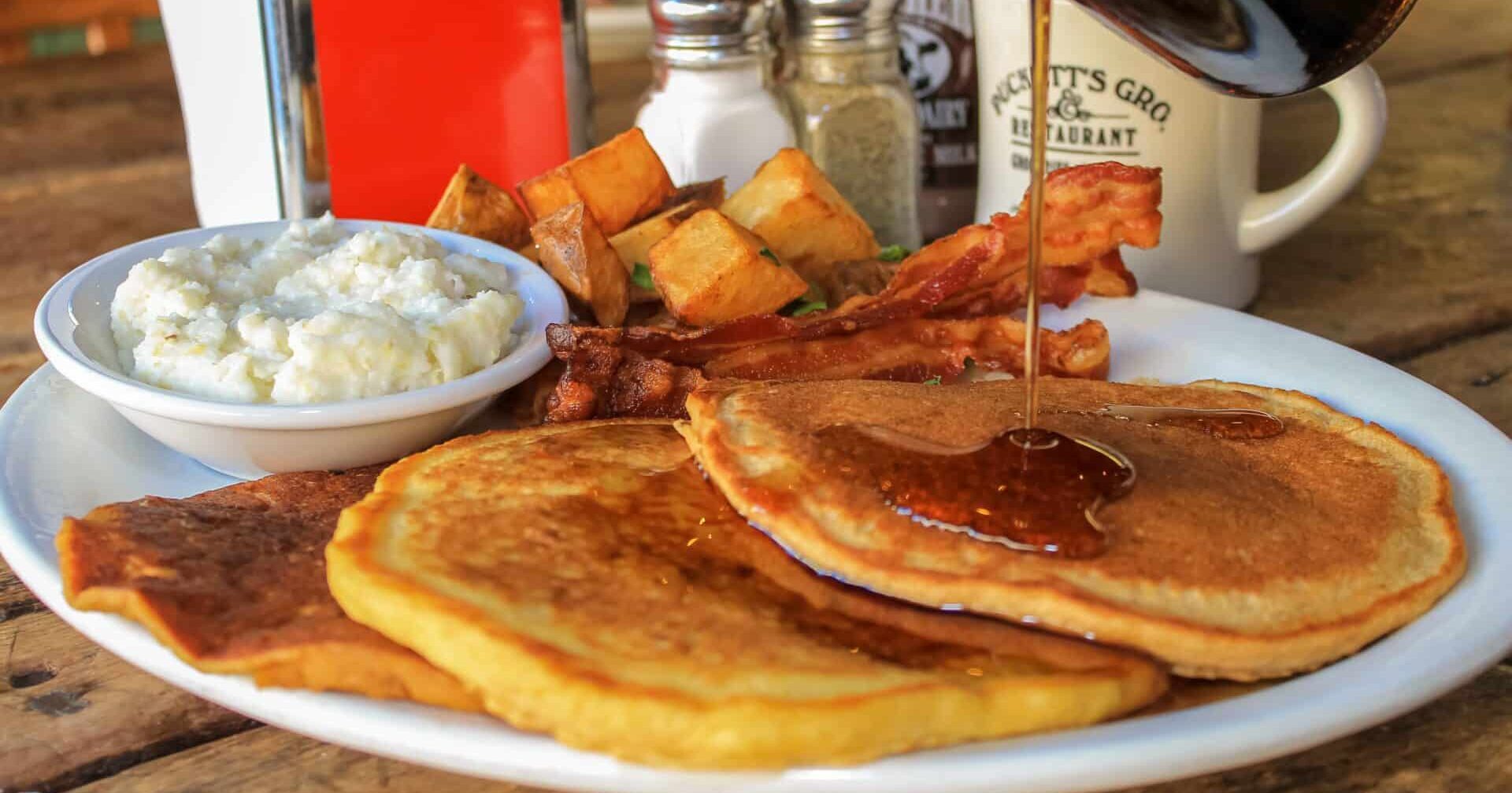 Puckett's Restaurant Downtown Franklin- Food- Breakfast- Pancakes- 1