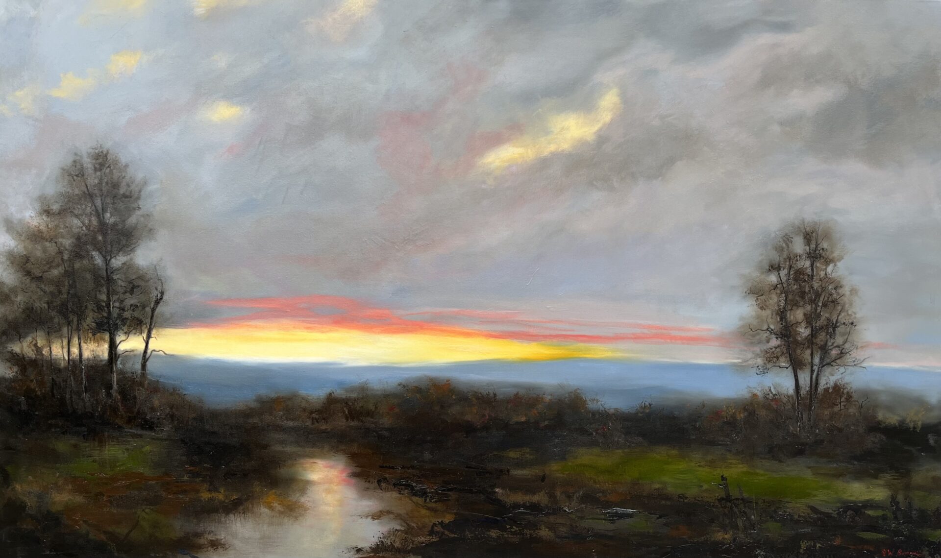 Painting by Beam, he will be at the Visiting Artist Series an art event in Nashville.