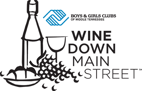 Wine Down Main Street Downtown Franklin, TN - Logo.