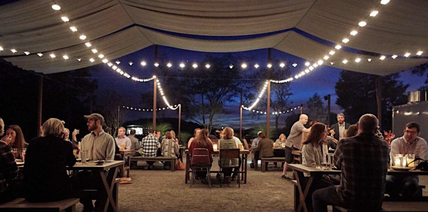 The Rambling at Southall in Franklin, TN, is a dining event with live music.