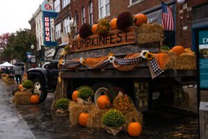 Decor at PumpkinFest in Downtown Franklin_Daniel White Photography