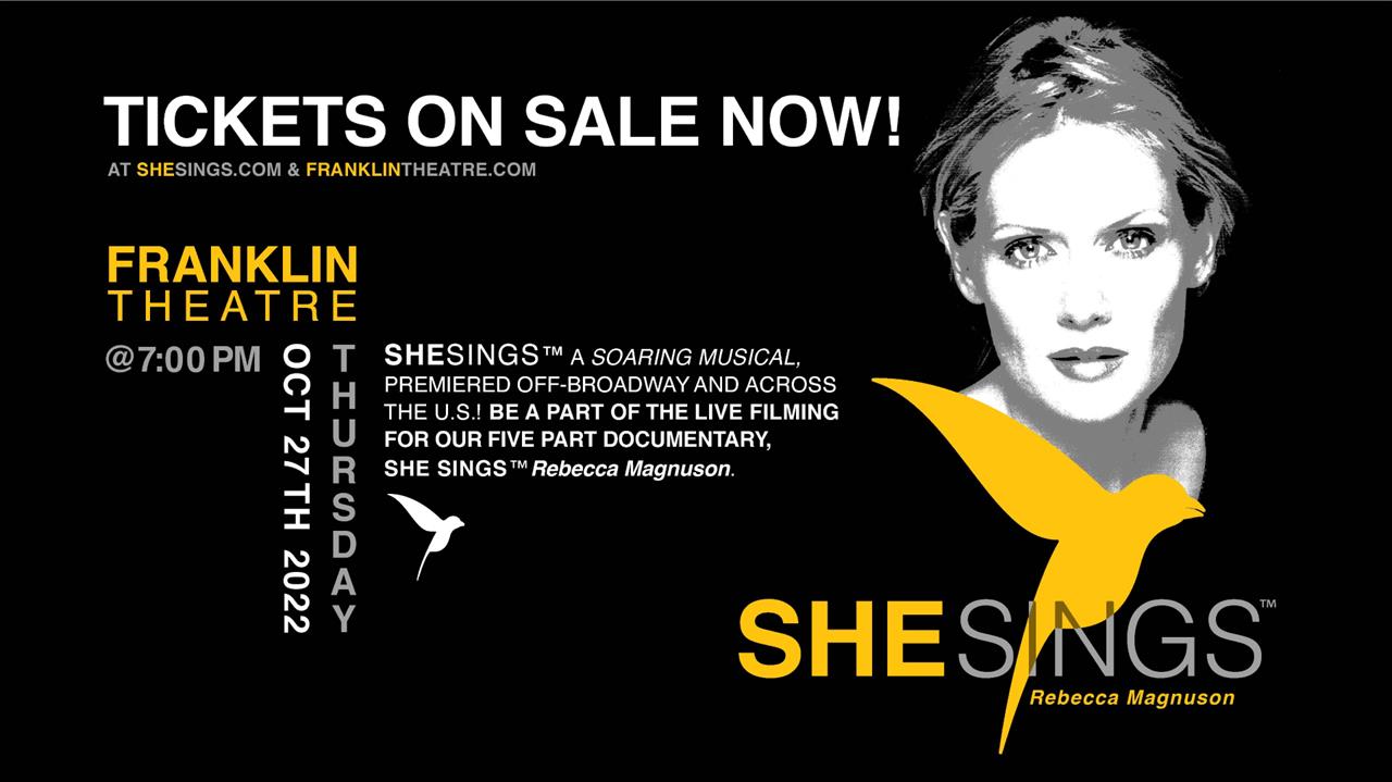 She Sings musical a Franklin event at The Franklin Theatre.
