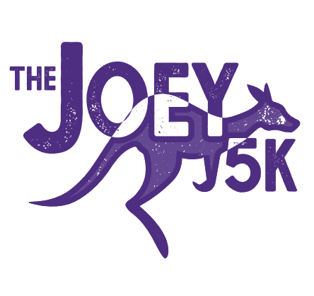 Logo for The Joey 5K run, walk in Franklin, TN at Harlinsdale Farm.