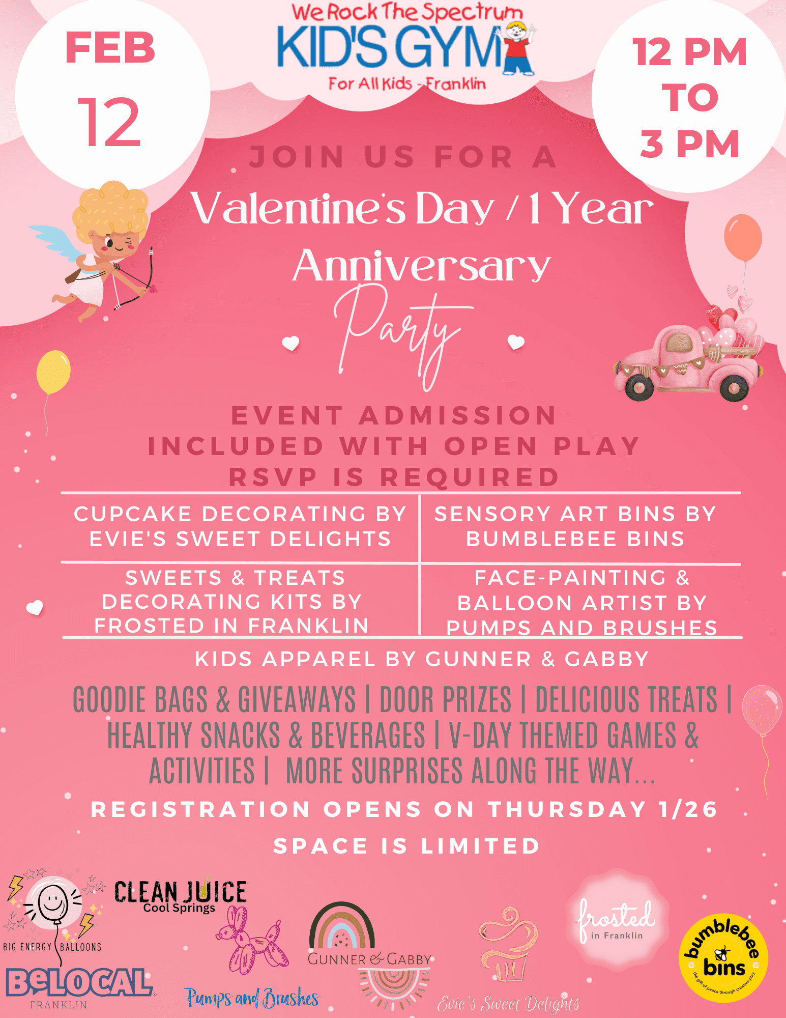 We Rock Valentines Day:1 Year Anniversary Party Franklin, TN.