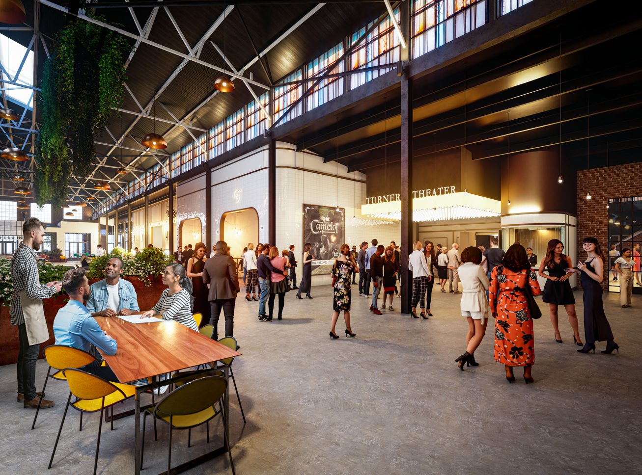 Turner Theater rendering, Turner Theater is located in downtown Franklin, Tennessee inside the Factory at Franklin, experience the most captivating and inspiring theatre that Middle Tennessee has to offer with Studio Tenn at the Turner Theater.