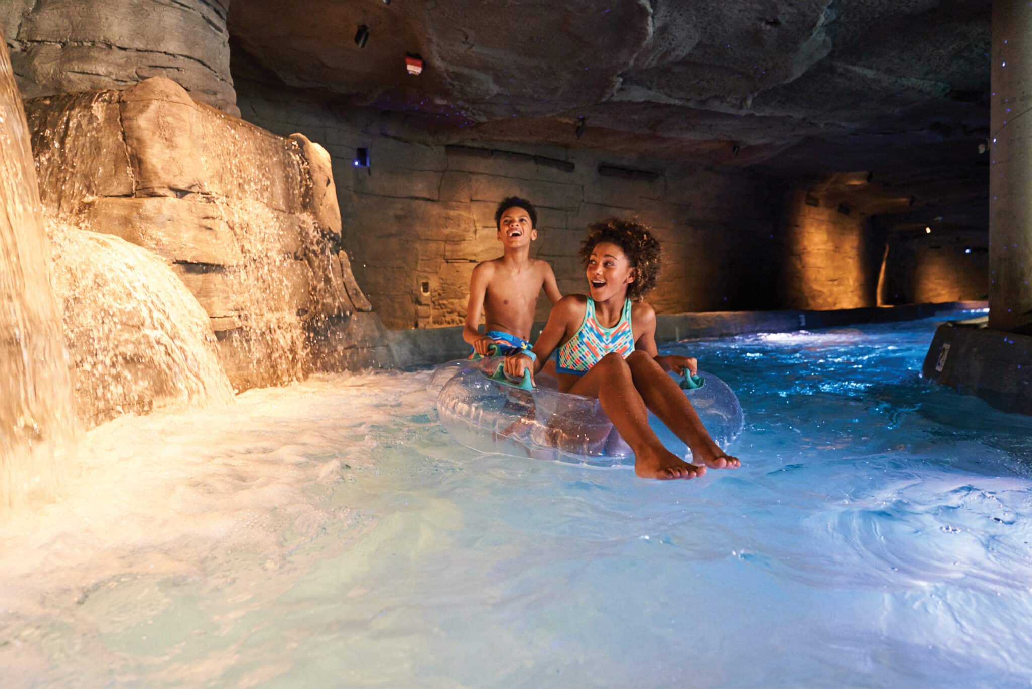 SoundWaves Lazy River in Nashville, TN at Gaylord Opryland Resort.