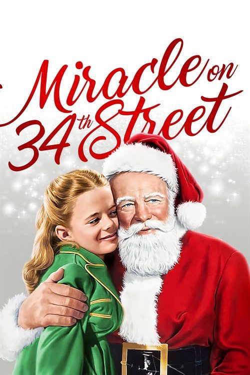 Miracle on 34th Street movie playing at The Franklin Theatre in downtown Franklin, Tennessee.