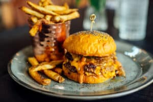 Nelson’s Green Brier Distillery Nashville - Double Smash Burger