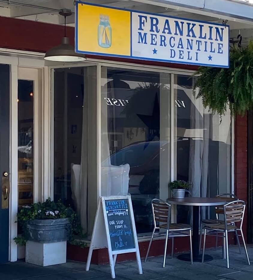 Franklin Mercantile Deli in historic downtown Franklin, Tennessee.