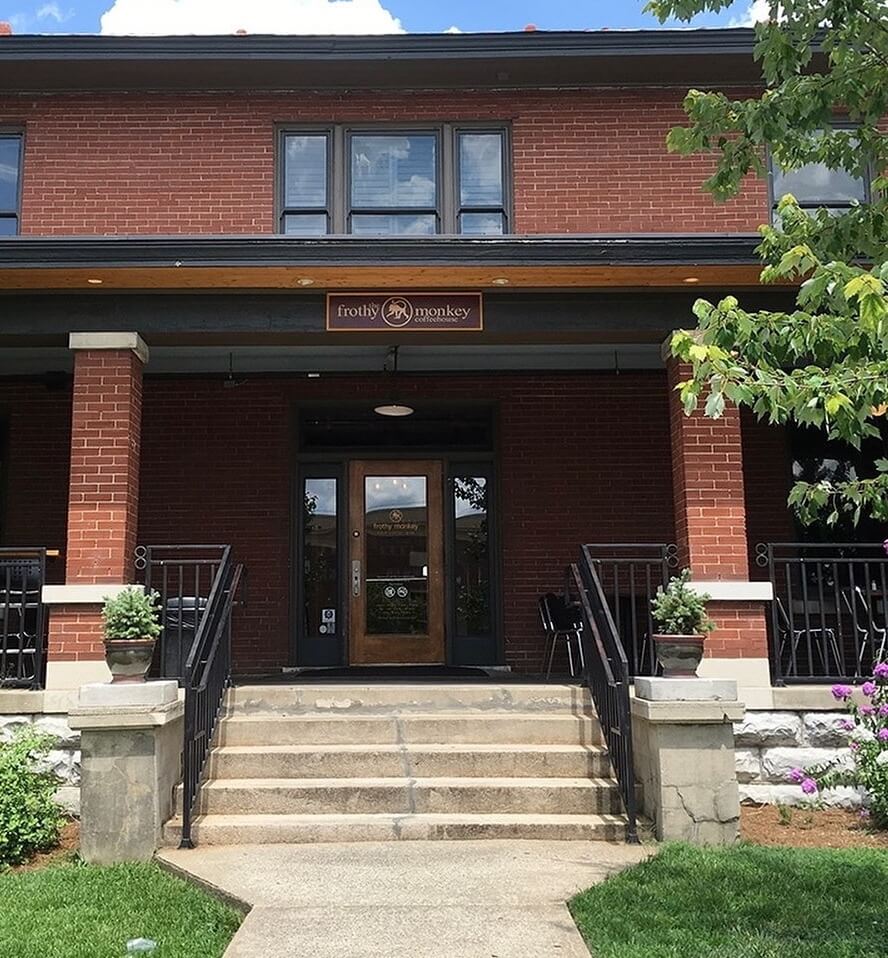 Frothy Monkey restaurant in downtown Franklin, TN.