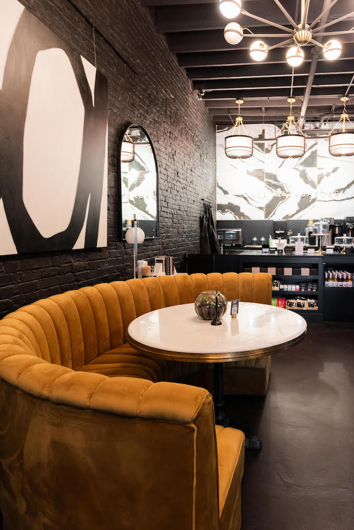 COFFEE LOUNGE AT ONYX + ALABASTER DOWNTOWN FRANKLIN, TENNESSEE.