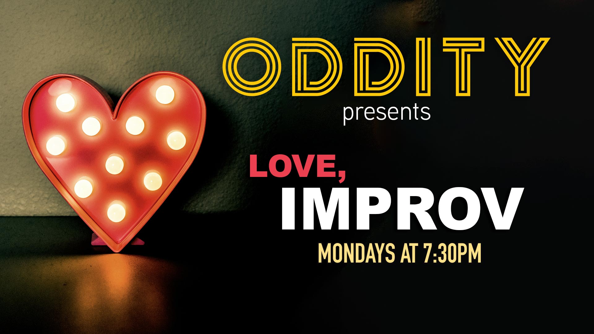 Comedy Improv Shows in Downtown Franklin Every Monday Night at the Mockingbird Theater.