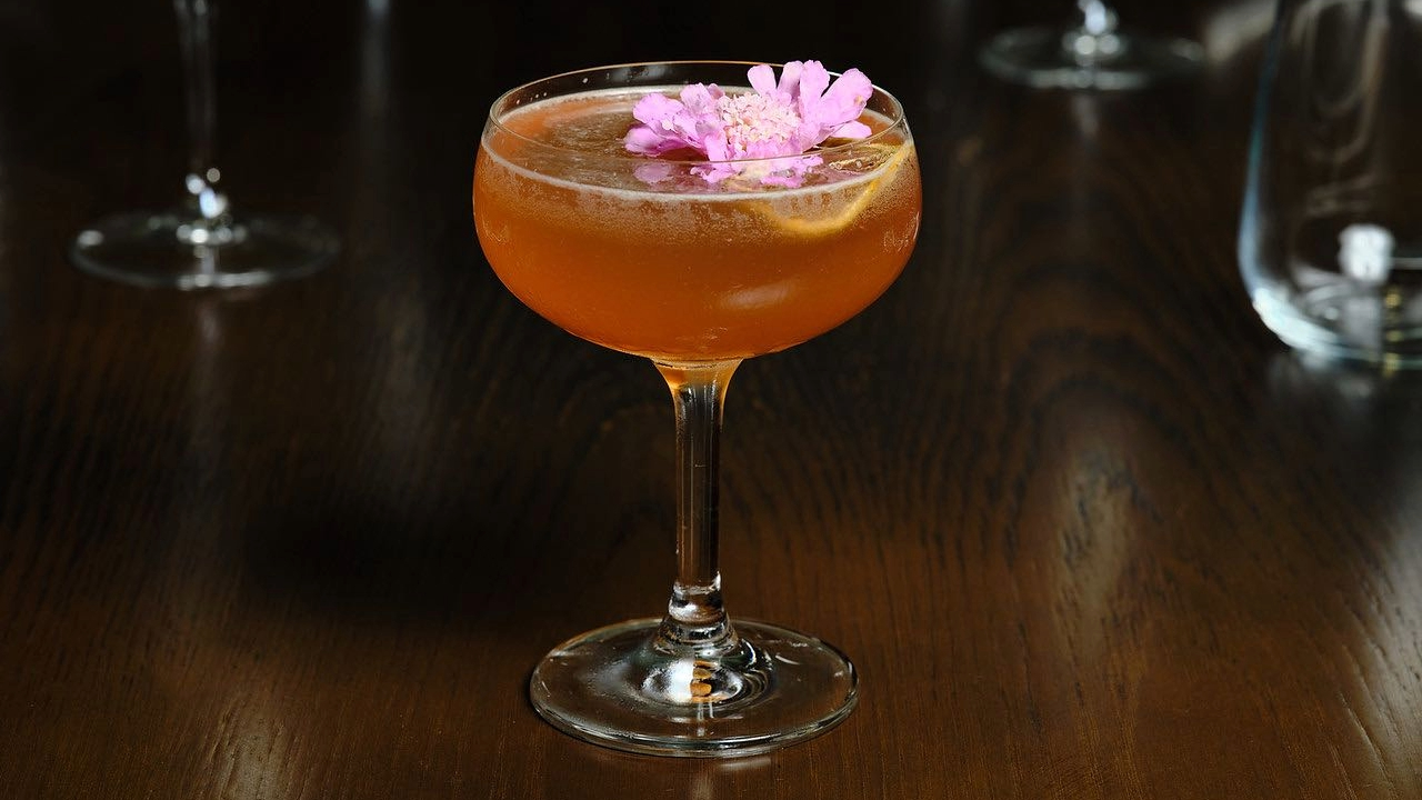 Harpeth Hotel in downtown Franklin, cocktails for Valentine's Day!