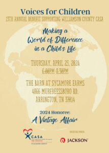 Williamson County CASA Voices for Children 2024