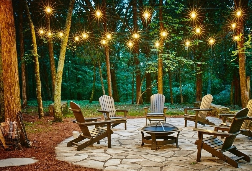 Cabin Creek Farm fire pit 