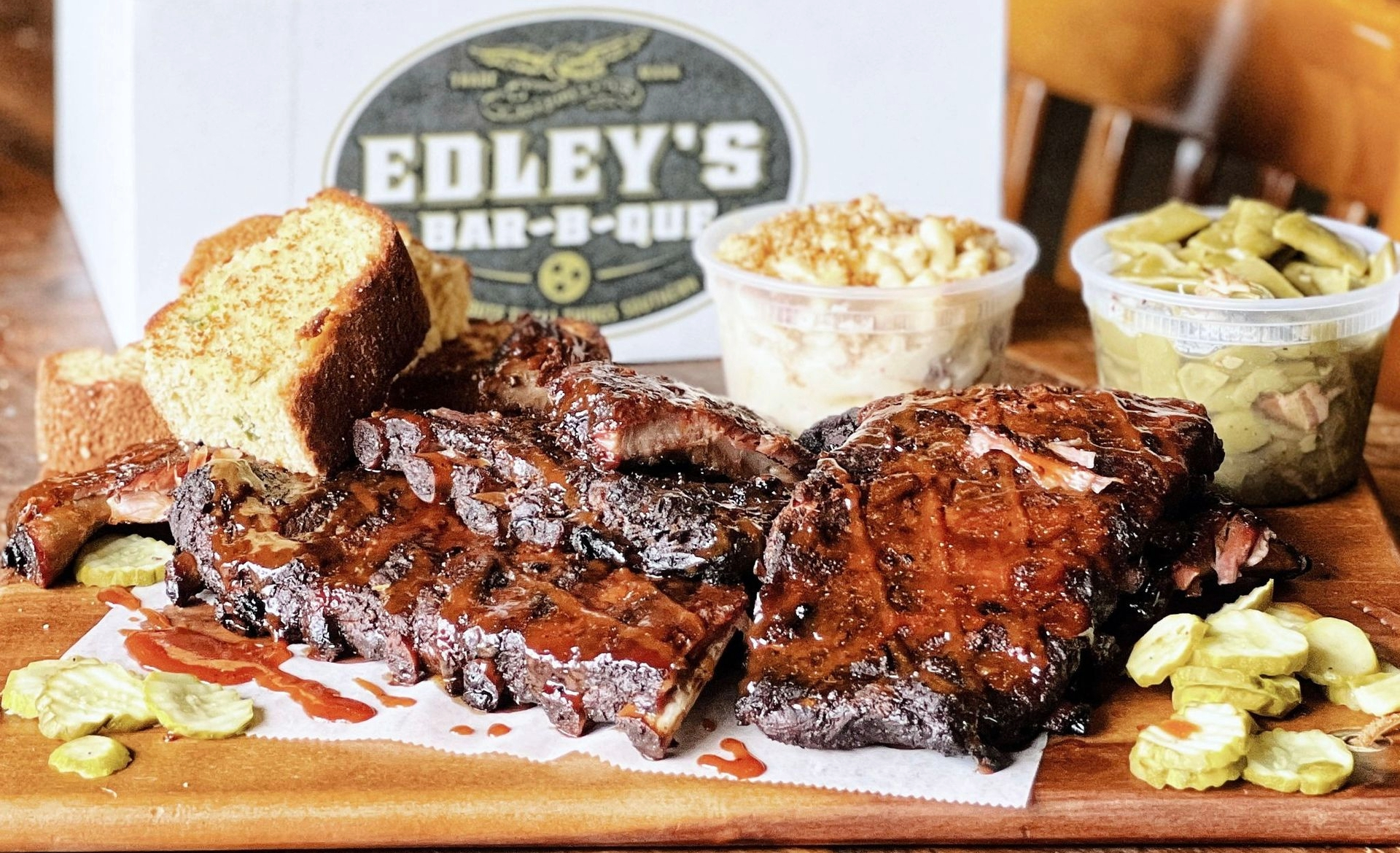 Edley's BBQ in downtown Franklin.