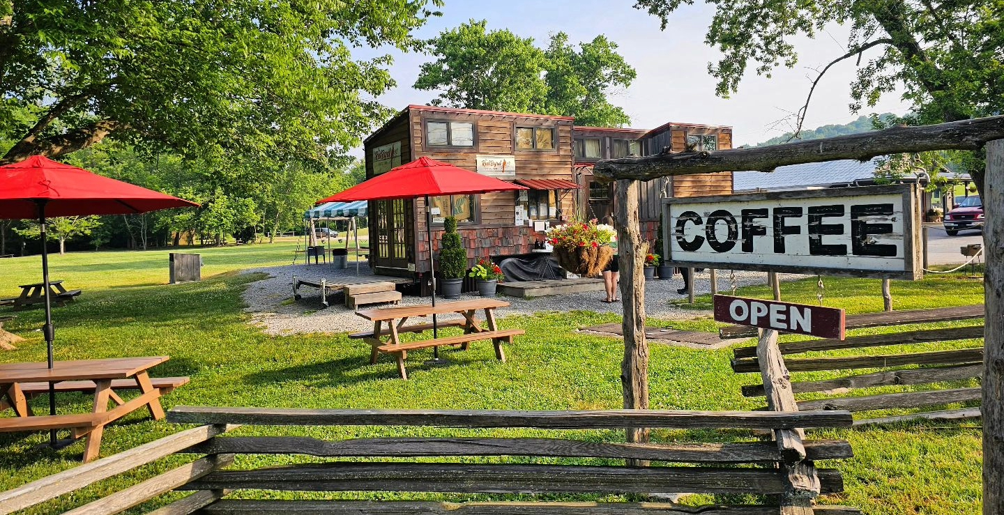 Red Byrd Coffee Shop in Leiper's Fork, TN.