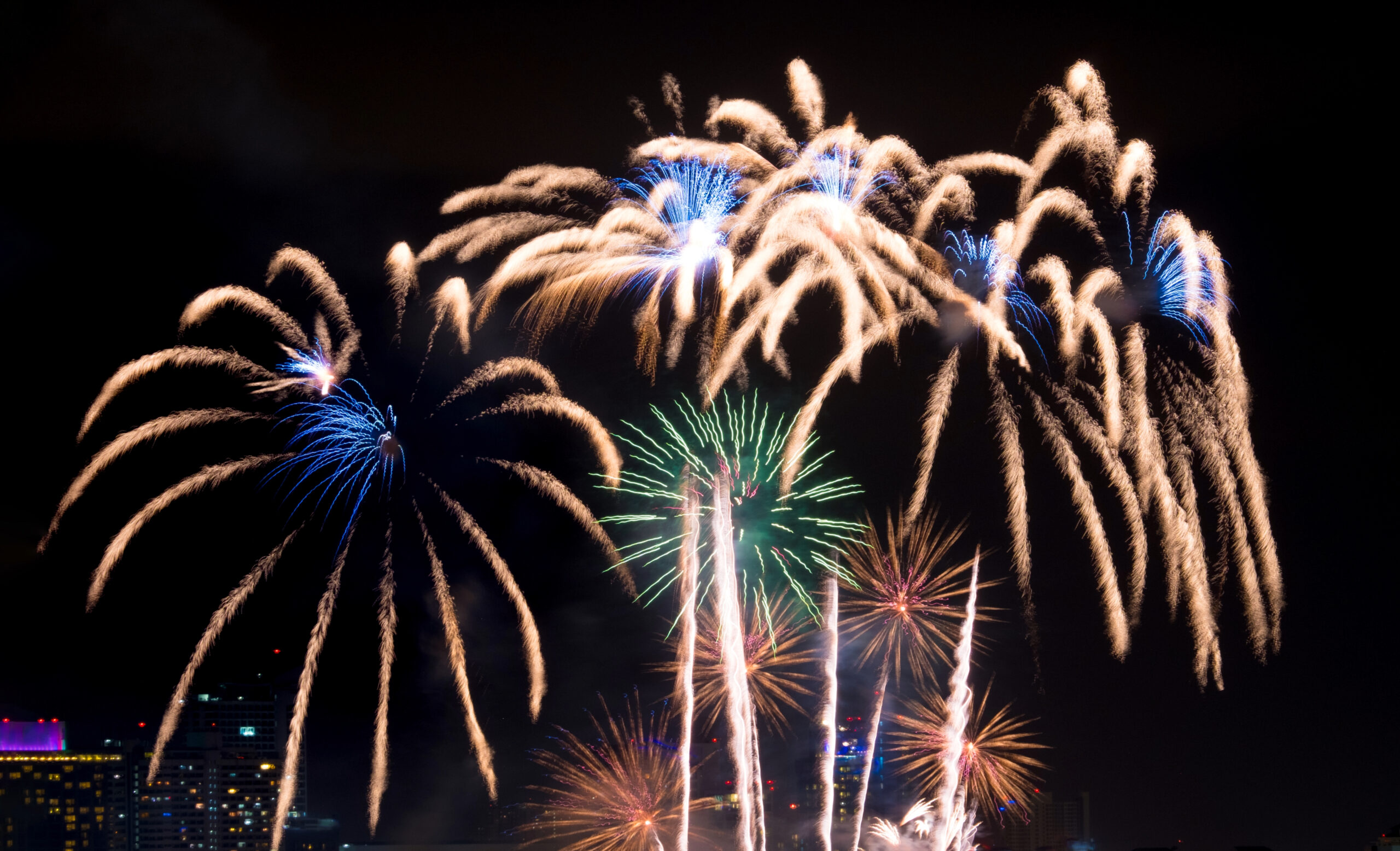 4th of July Fireworks Show in Nashville, Tennessee.