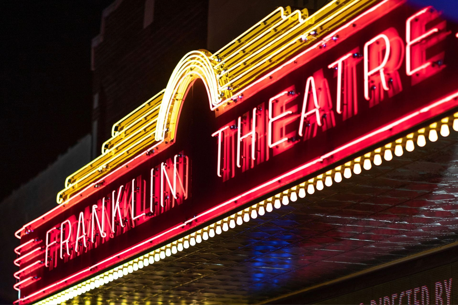 The Franklin Theatre Marquee