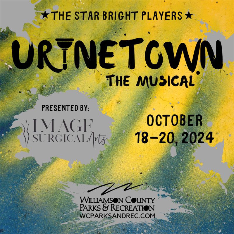Star Bright Players and Image Surgical Arts_Urinetown the Musical in Franklin at the Williamson County Performing Arts Center.