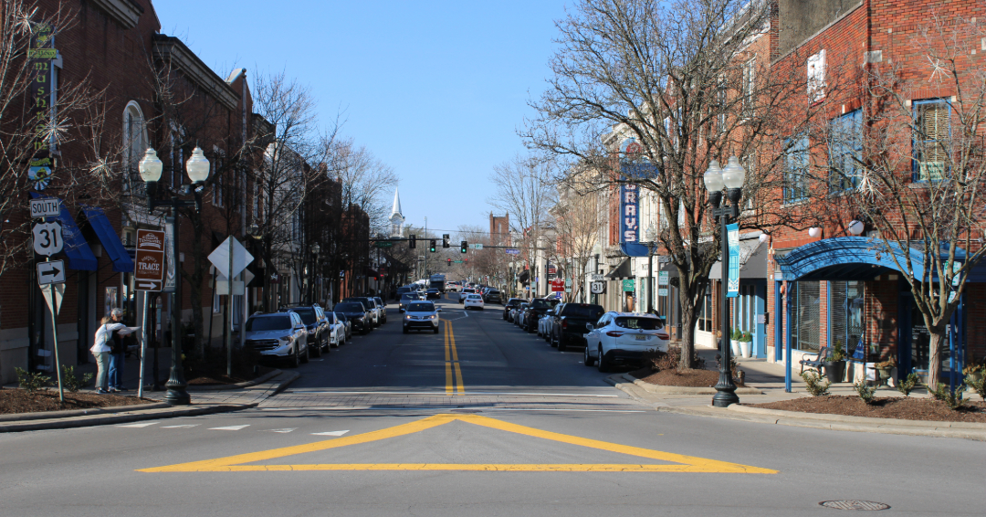 Downtown Franklin Main Street Tennessee