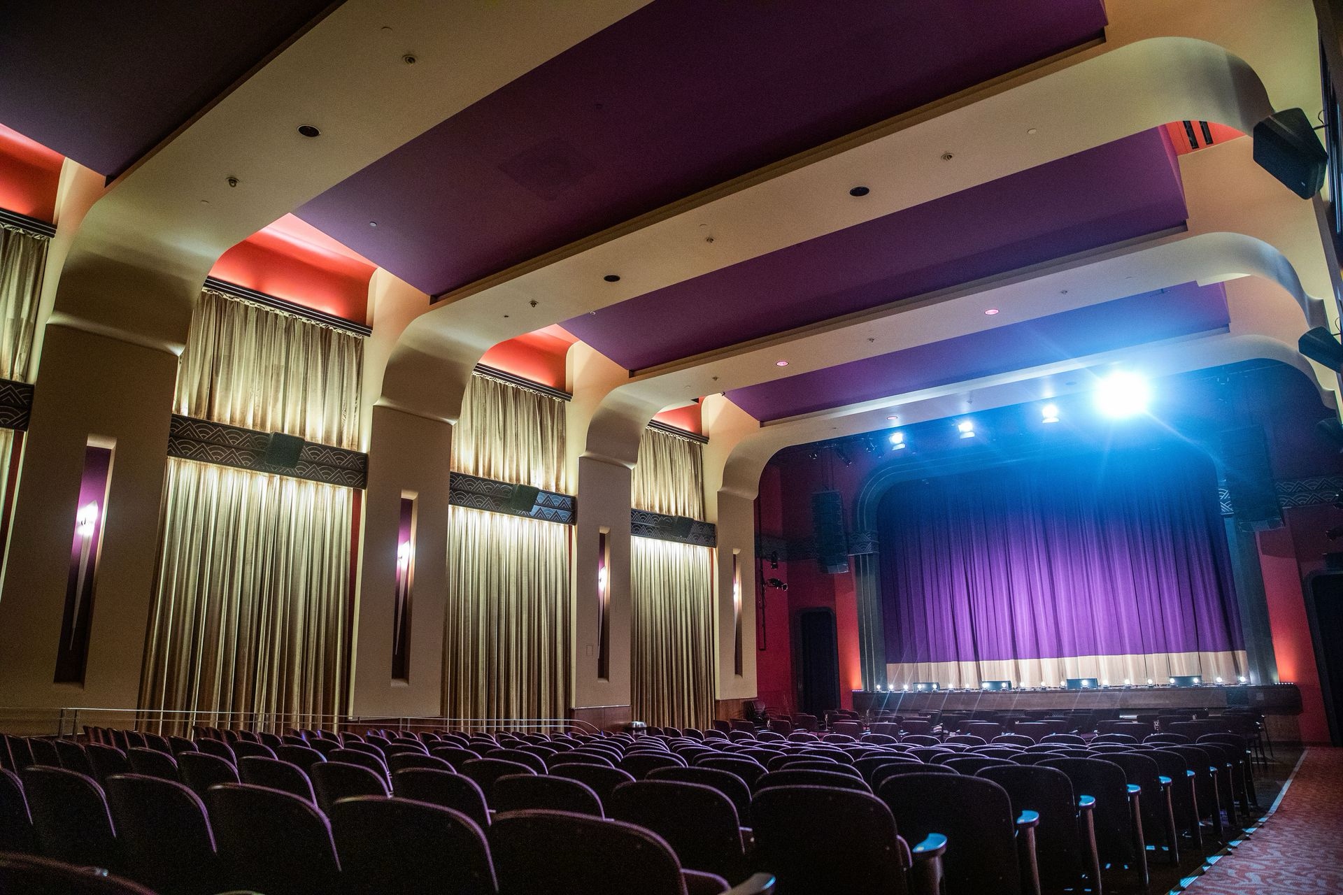 The Franklin Theatre in downtown Franklin, Tennessee, Interior.