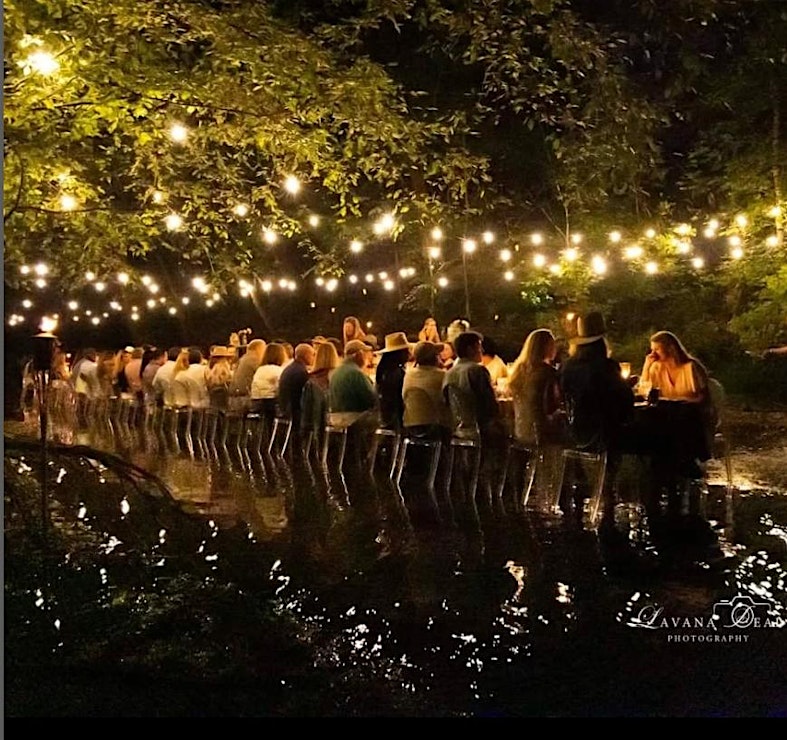 Dinner IN the Creek