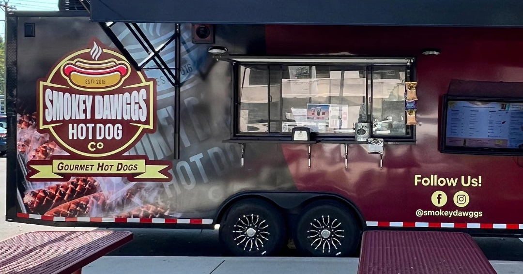 Smokey Dawggs Gourmet Hotdog Truck in Franklin, TN.