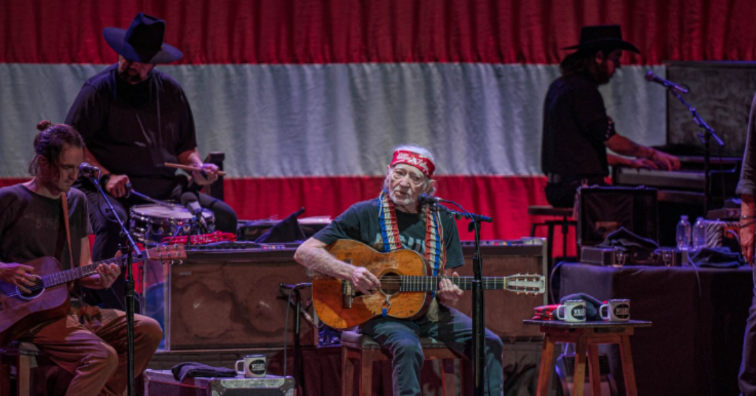 Willie Nelson Performs at Outlaw Music Festival.