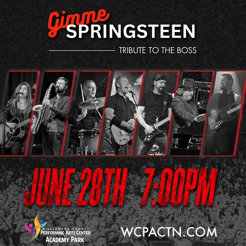 Gimme Springsteen - The Ultimate Tribute to The Boss Franklin, TN Event