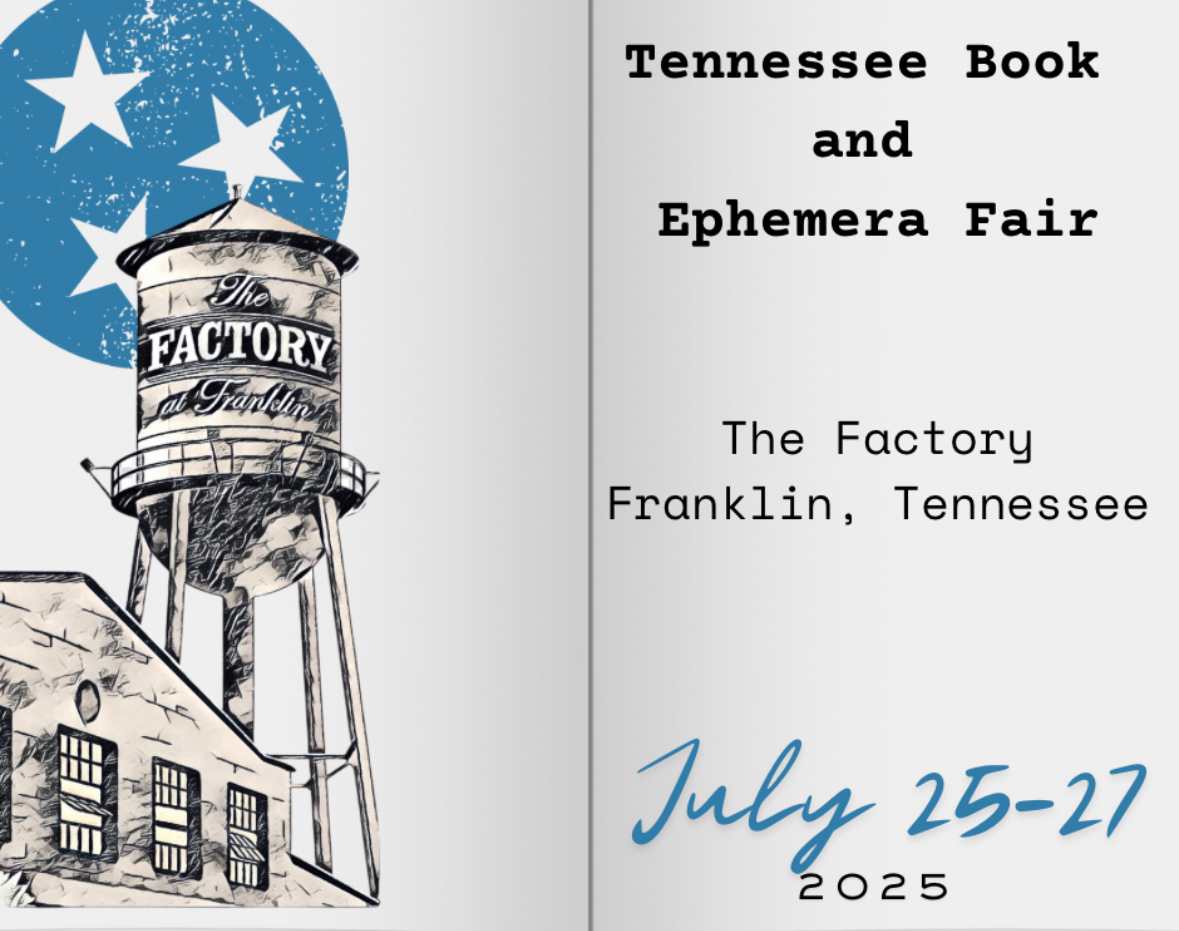Tennessee Book and Ephemera Fair Franklin, Tenn.