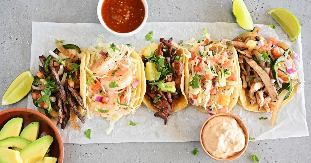 Garcia's Mexican Restaurant street style tacos in Franklin, TN.