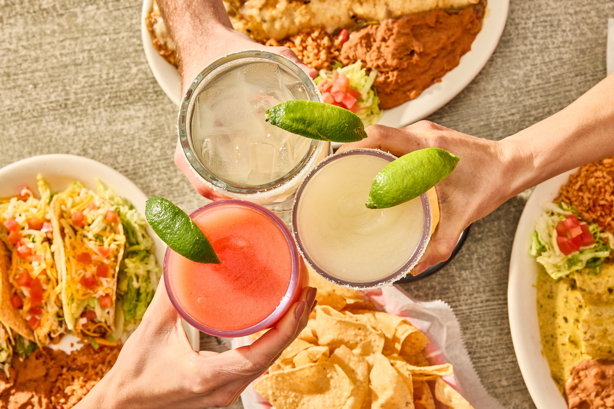Chuy's Restaurants in Franklin and Brentwood, TN offer Signature House ‘Ritas, a margarita.