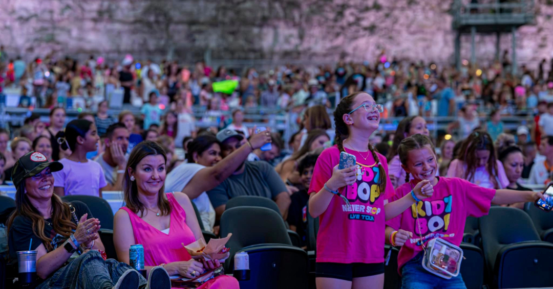Kidz Bop concert in Franklin, Tennessee at FirstBank Amphitheater, family friendly concerts that are fun for all ages.