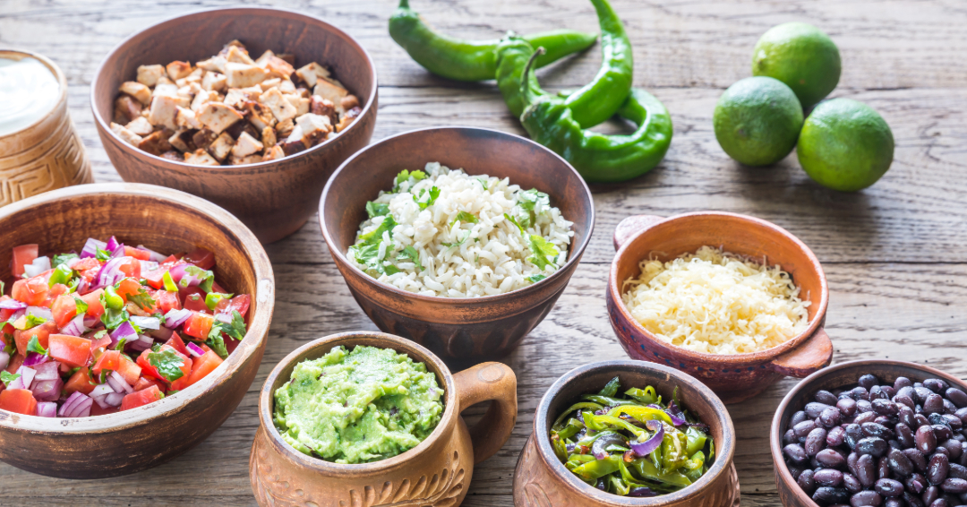Mexican Food in Franklin, Tennessee, dinner ingredients.