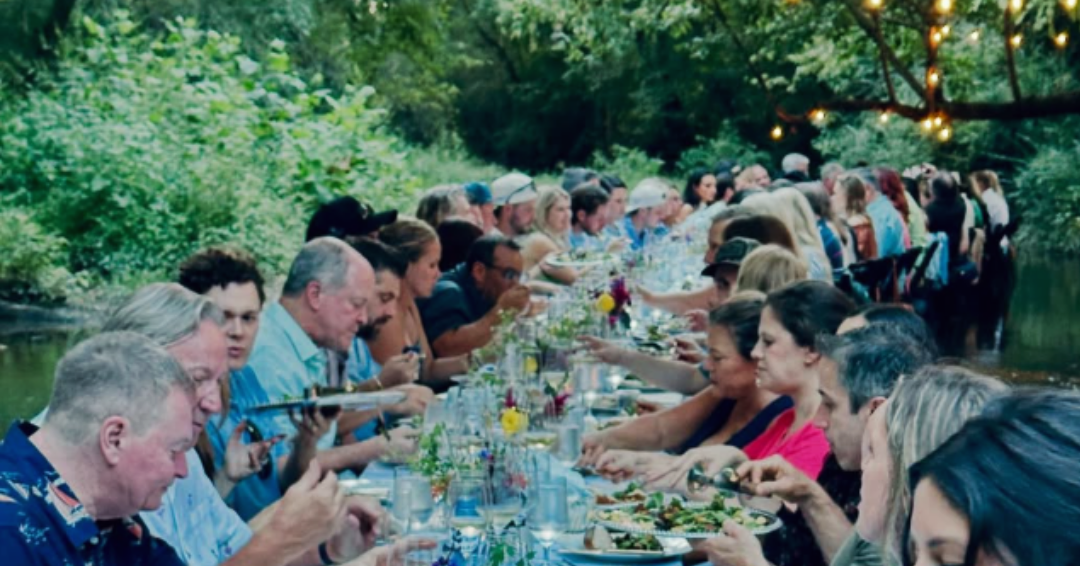 Wines in the Fork Dinner in the Creek Series along the Harpeth River: Kingston Springs, TN.