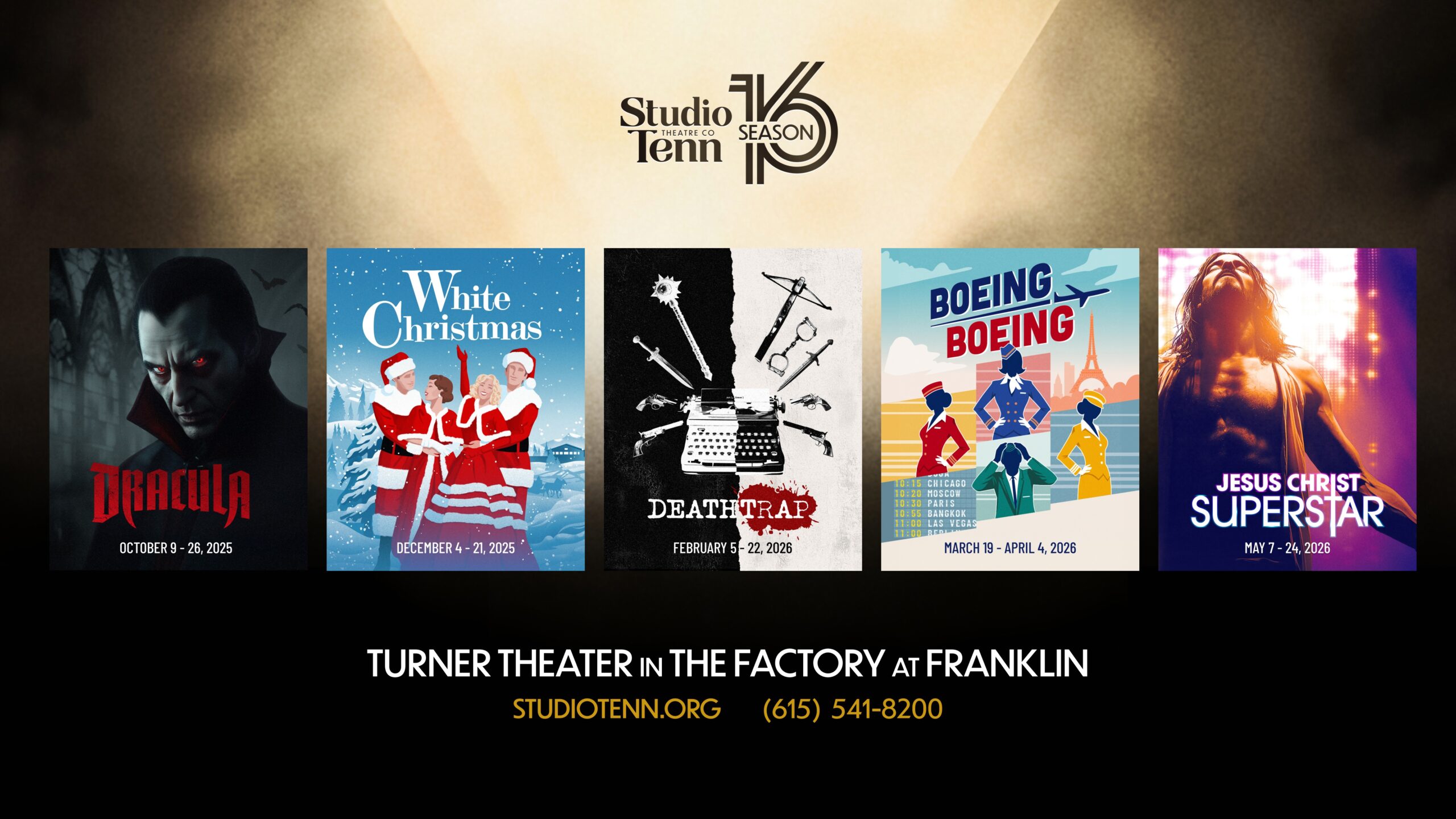 Studio Tenn Broadway Theatre Franklin, TN_2025-2026 Season of shows, live theatre!
