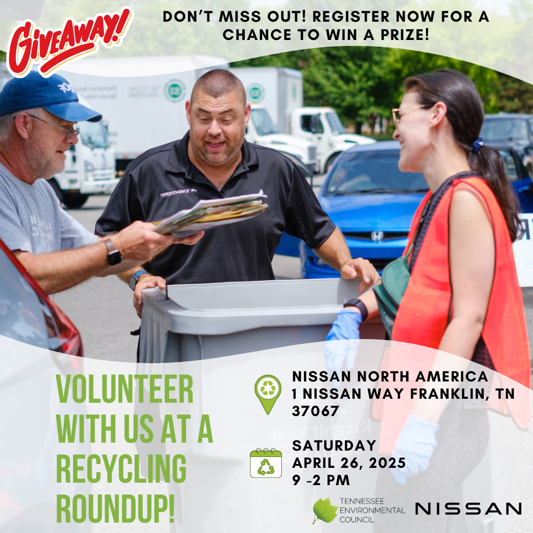 TN Environmental Council's Recycling Roundup at Nissan HQ in Franklin, TN.