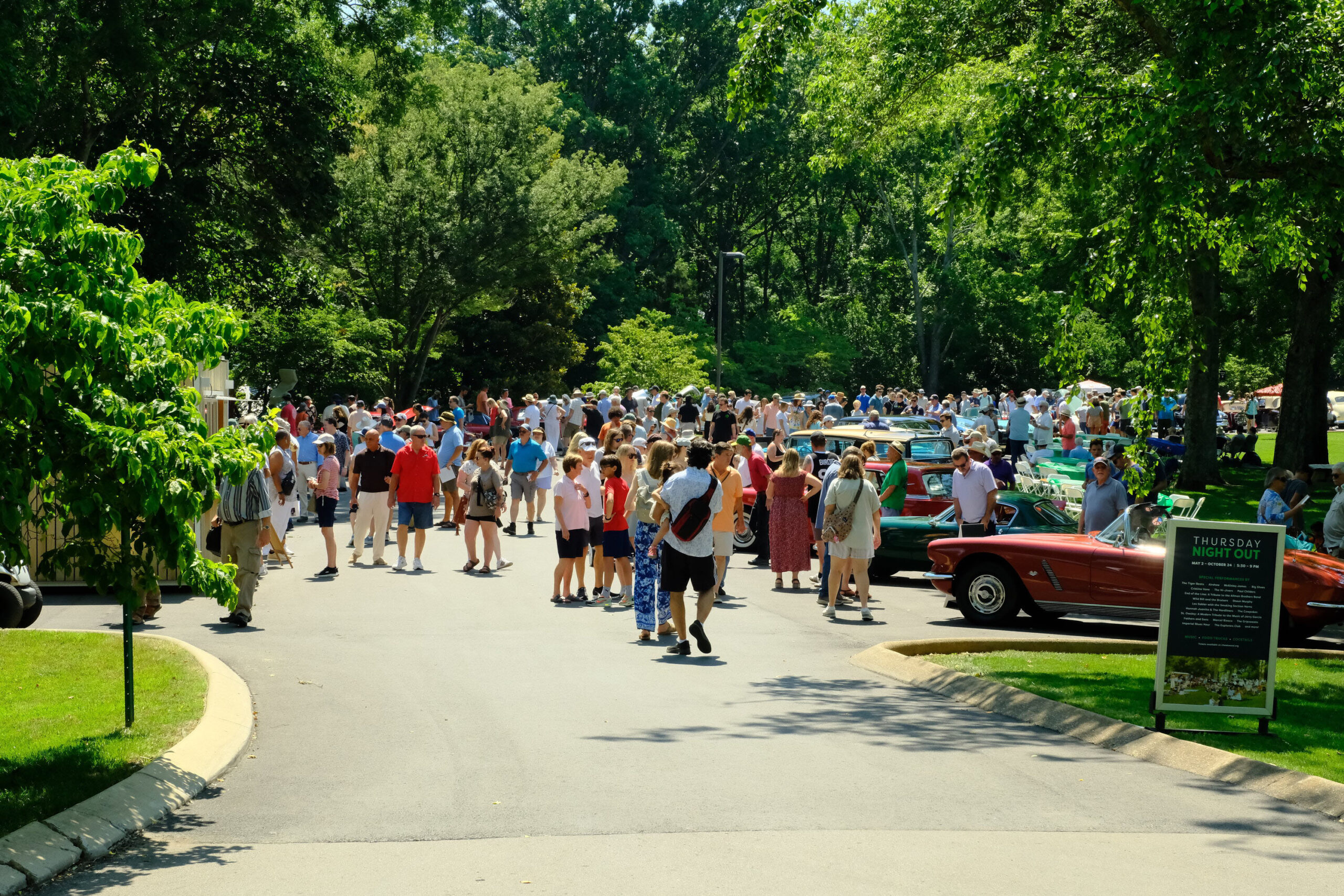 Exposition of Elegance- Classic Cars at Cheekwood Nashville.