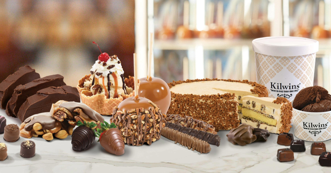 Kilwins Franklin TN Assorted chocolates and caramel apple