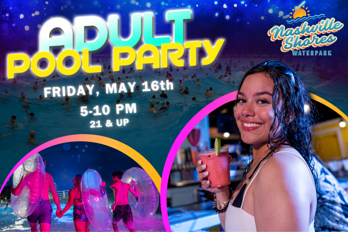 Nashville Shores Adult Pool Party, a 21 and up event.