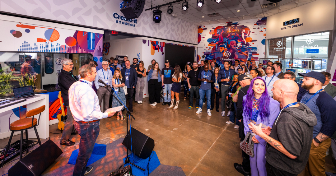 Create-it Studios Franklin, TN Grand Opening in the Lobby.