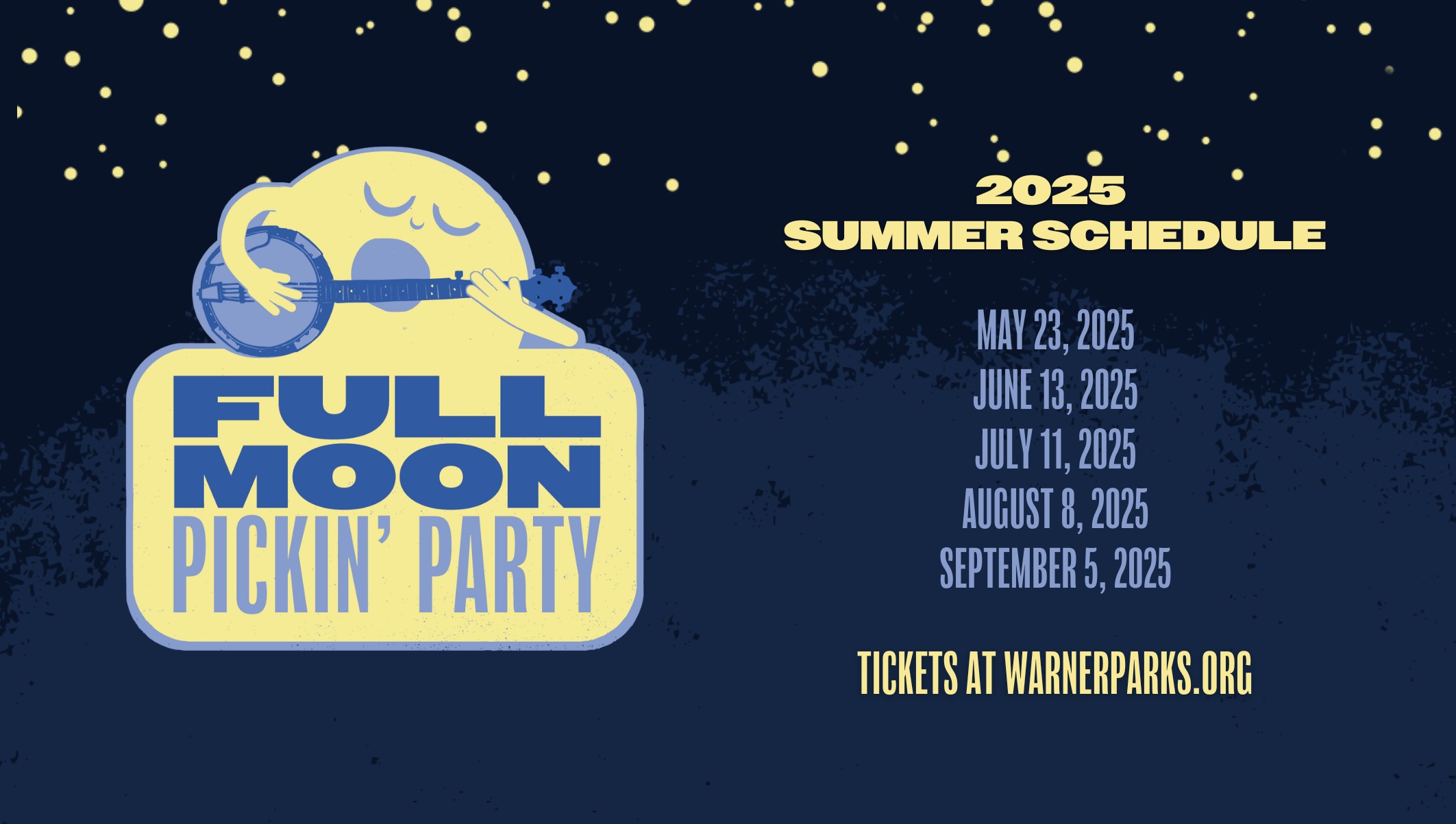 Full Moon Pickin’ Party Nashville TN August and September 2025.